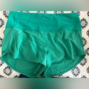 Lululemon hottie hot 2.5 inch inseam. Vibrant Teal Athletic Shorts for Women